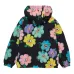 Бомбер с капюшоном и цветочным принтом