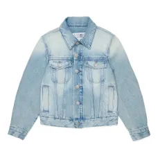 Джинсовая куртка на пуговицах Джинсовая куртка на пуговицах