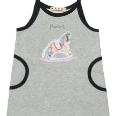 Платье с графичным принтом