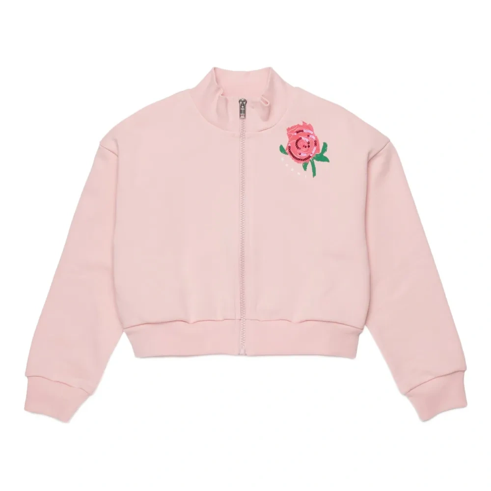 Толстовка на молнии с принтом