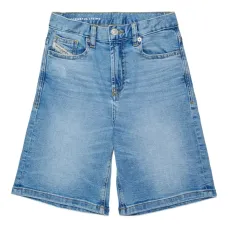 Джинсовые шорты с нашивкой-логотипом Джинсовые шорты с нашивкой-логотипом