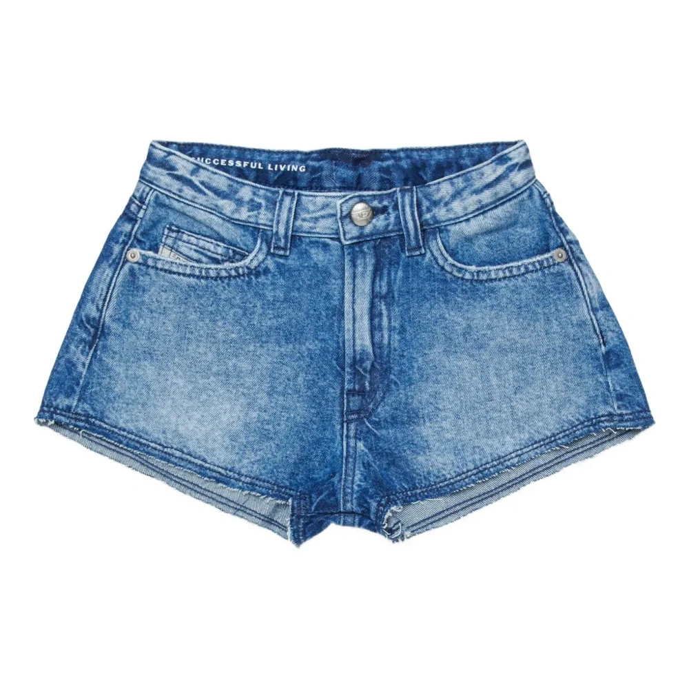 Джинсовые шорты Plaffy с бахромой