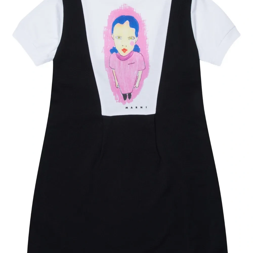 Платье с графичным принтом