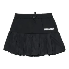 Плиссированная юбка с логотипом