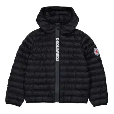 Пуховик с принтом