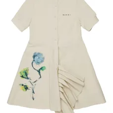 Платье с цветочным принтом