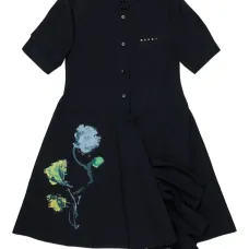 Платье с цветочным принтом