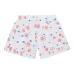 Шорты с оборками и цветочным принтом