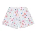 Шорты с оборками и цветочным принтом