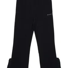 Брюки с оборками и логотипом