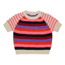 Трикотажная футболка в полоску