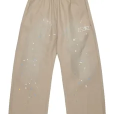 Брюки с эффектом разбрызганной краски