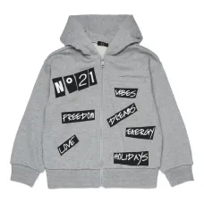 Свитер на молнии с аппликацией Свитер на молнии с аппликацией