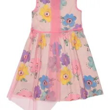 Платье миди с цветочным узором