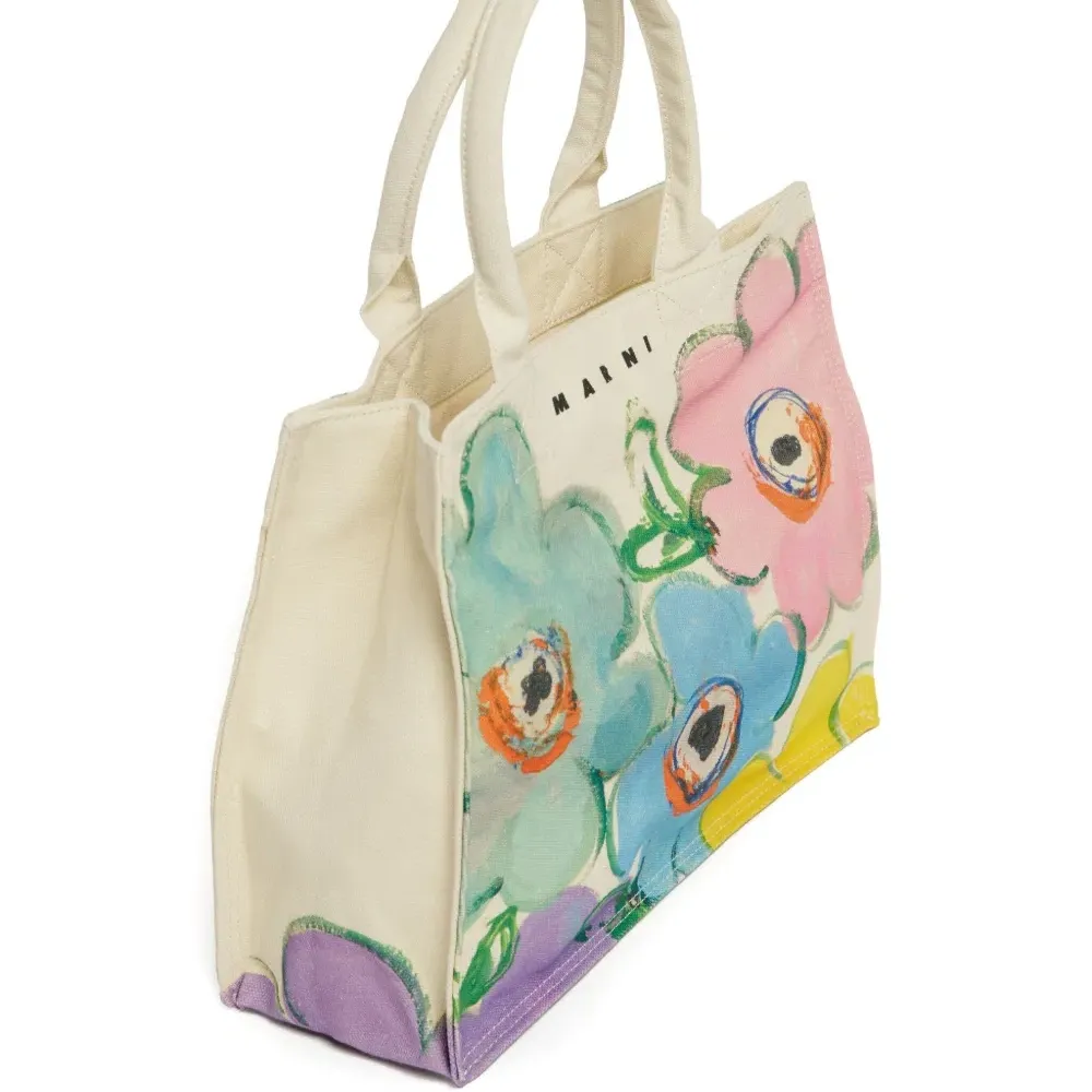 Сумка-тоут с цветочным принтом