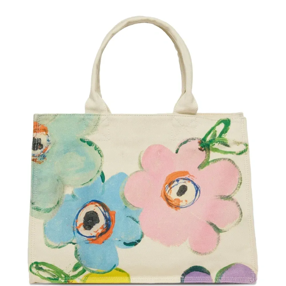 Сумка-тоут с цветочным принтом