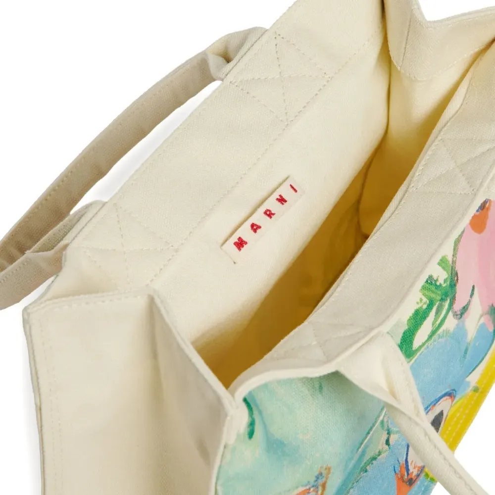 Сумка-тоут с цветочным принтом