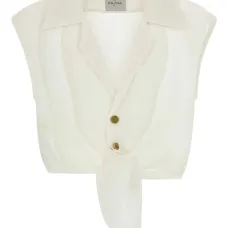 Блузка Sanabo с V-образным вырезом