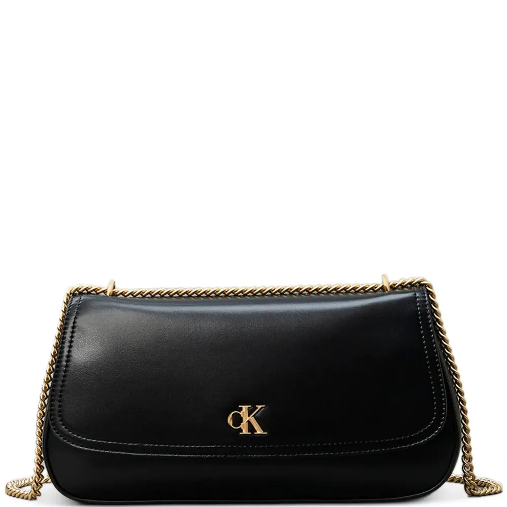 Сумка на плечо с логотипом и ремнем-цепочкой