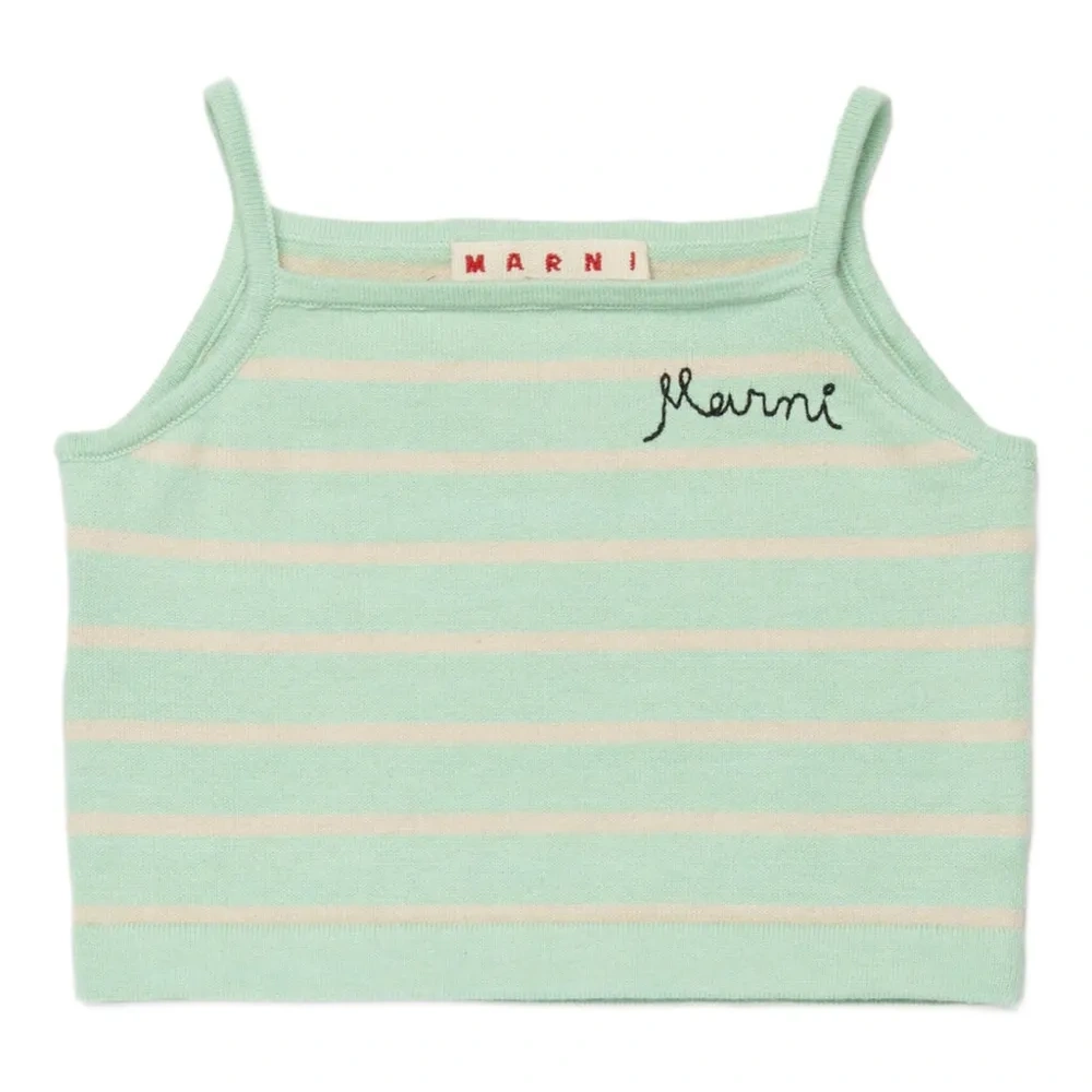 Трикотажный топ в полоску