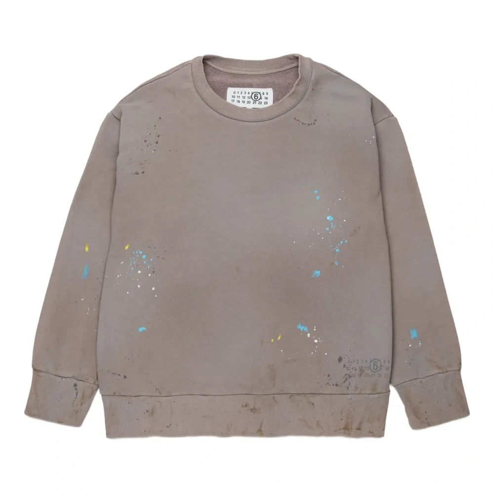 Толстовка с эффектом разбрызганной краски