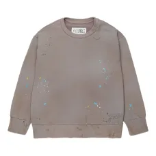 Толстовка с эффектом разбрызганной краски Толстовка с эффектом разбрызганной краски