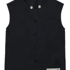 Рубашка с декорированным воротником