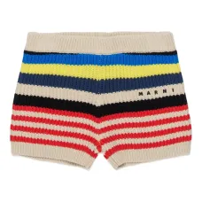 Трикотажные шорты в полоску