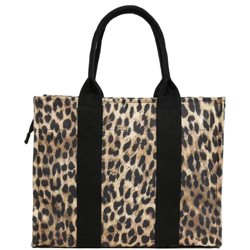 Сумка-тоут с леопардовым принтом