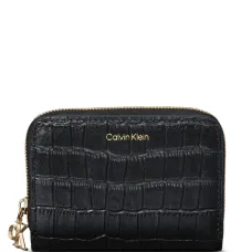 Кошелек на молнии с тиснением