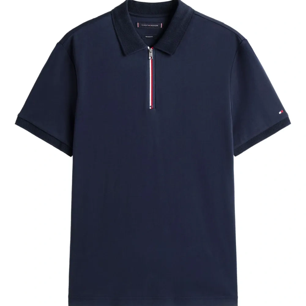 Рубашка поло на молнии