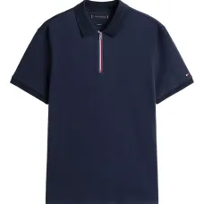 Рубашка поло на молнии