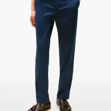 Брюки с вышитым логотипом