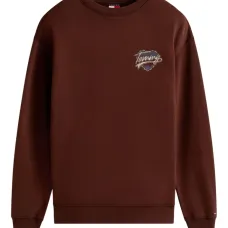 Свитер с круглым вырезом и логотипом