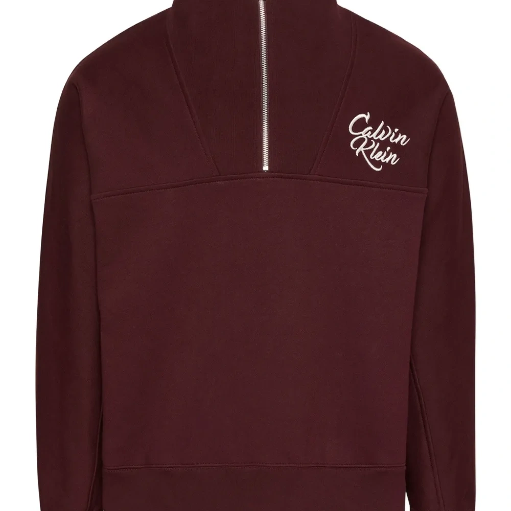 Свитшот с высоким воротником и молнией до половины