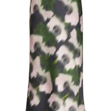 Юбка миди с цветочным принтом Юбка миди с цветочным принтом