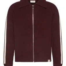 Кардиган в полоску на молнии