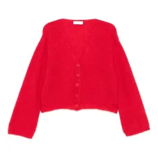 Кардиган с V-образным вырезом