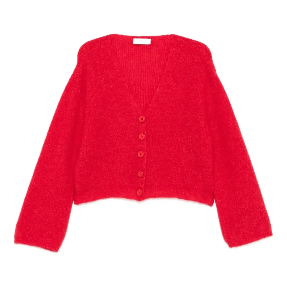 Кардиган с V-образным вырезом