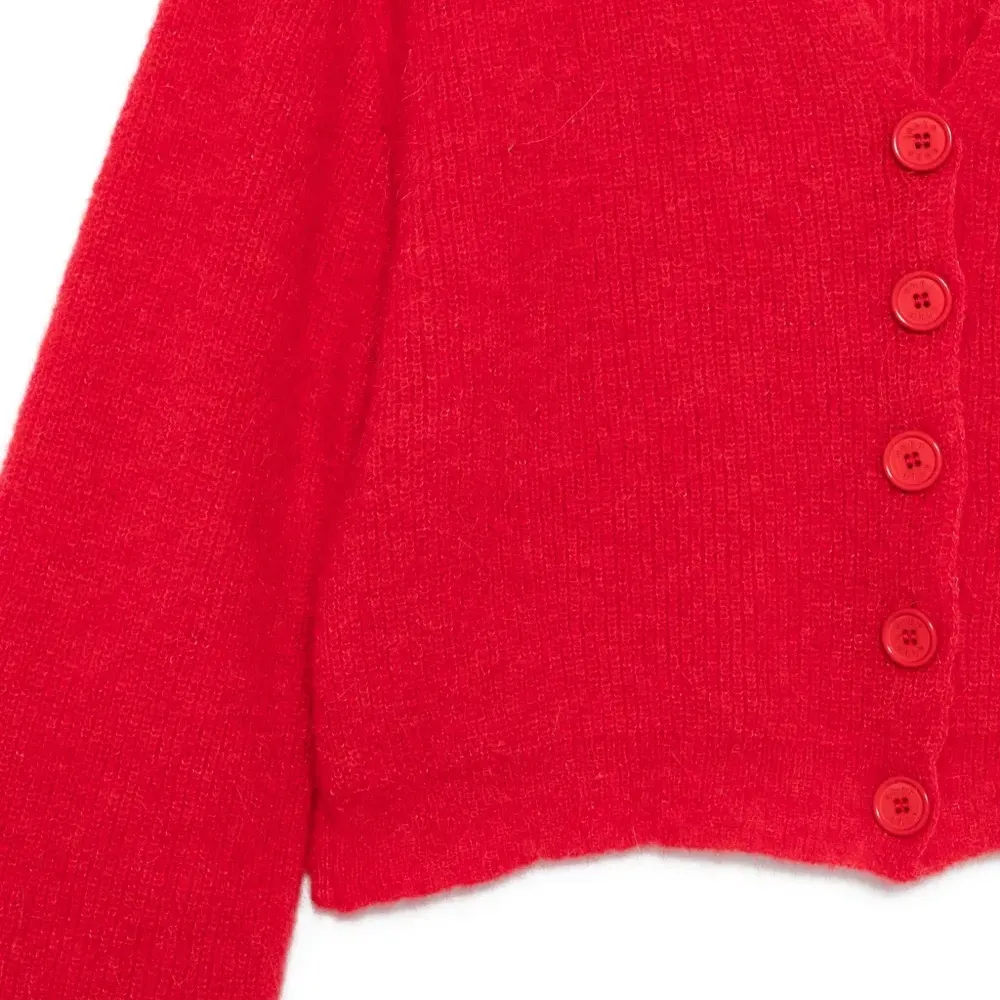 Кардиган с V-образным вырезом