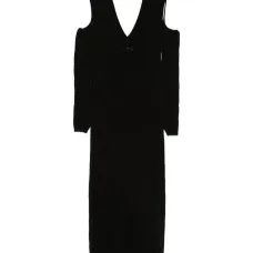 Трикотажное платье миди