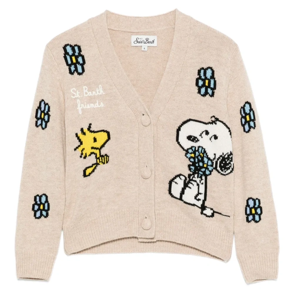 Кардиган с цветочной вышивкой