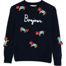 Свитер с аппликацией