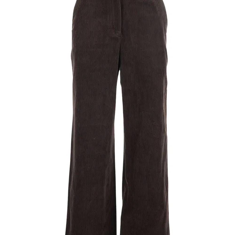 Вельветовые брюки широкого кроя