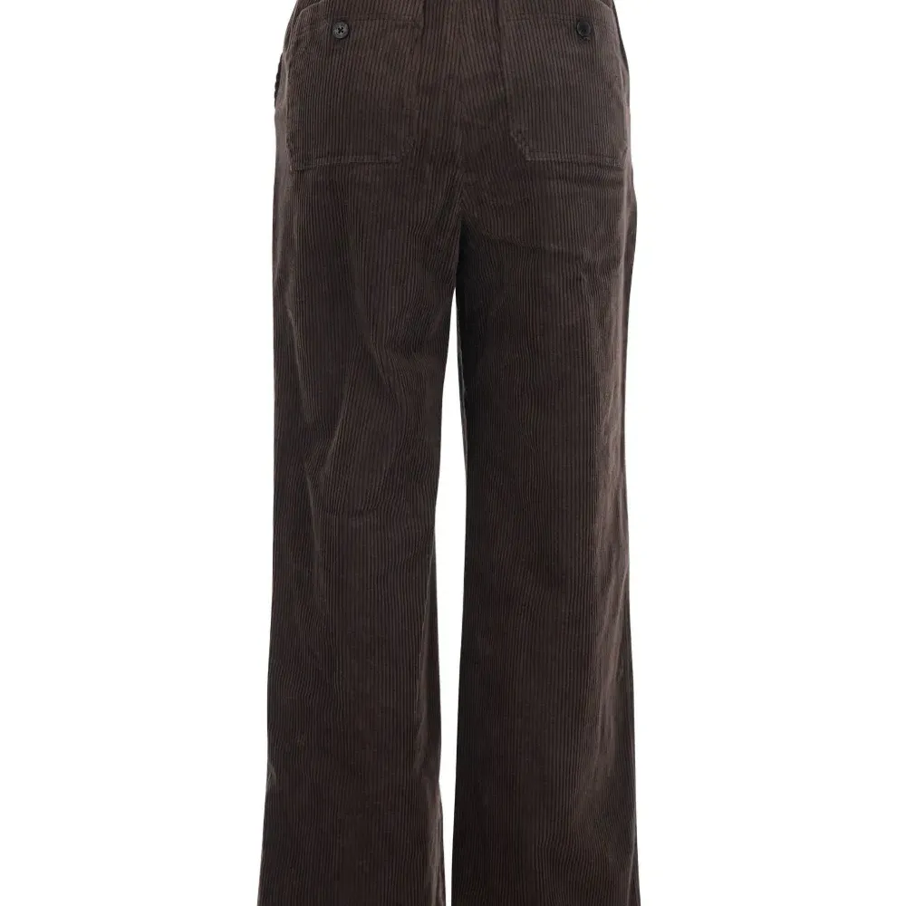 Вельветовые брюки широкого кроя