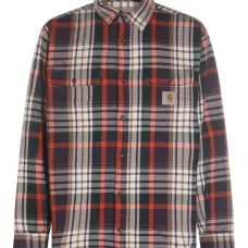 Клетчатая рубашка на пуговицах