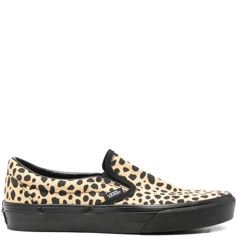 Слипоны с леопардовым принтом