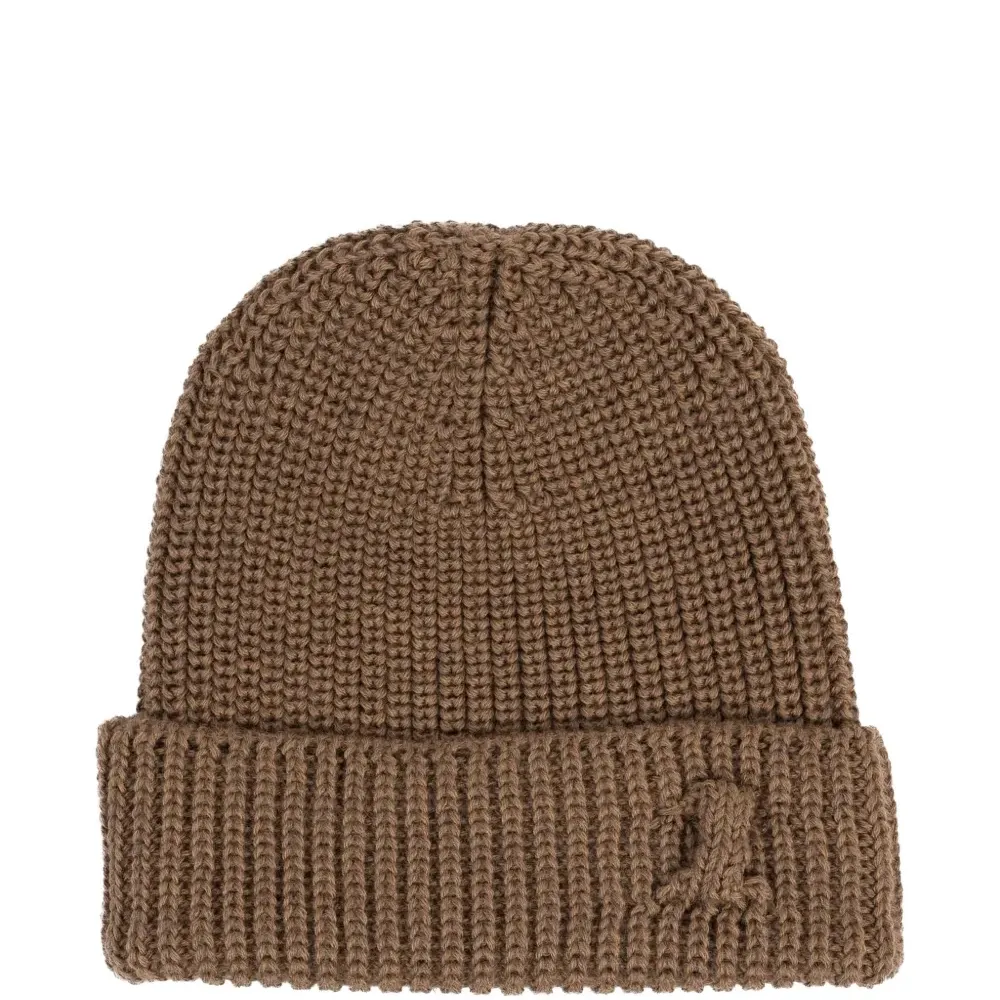 Шапка-бини в рубчик