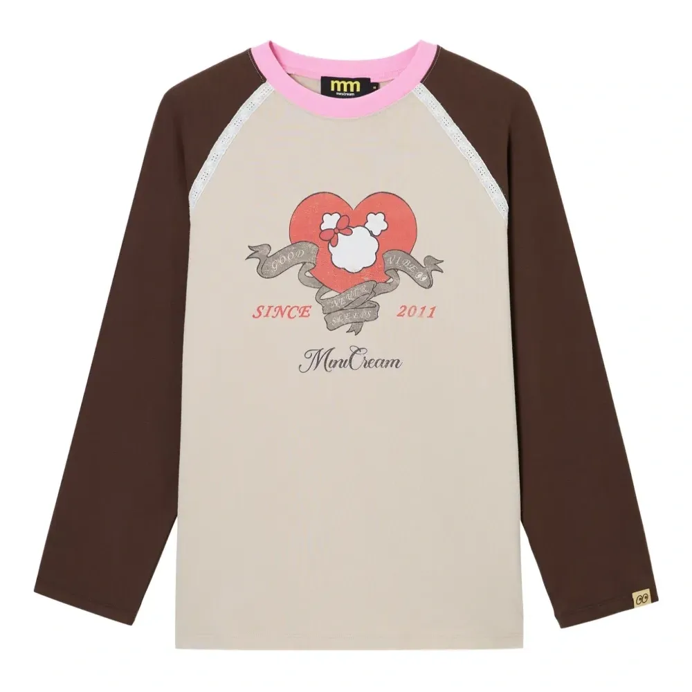 Футболка с длинными рукавами и графичным принтом