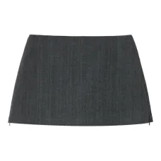 Мини-юбка на молнии